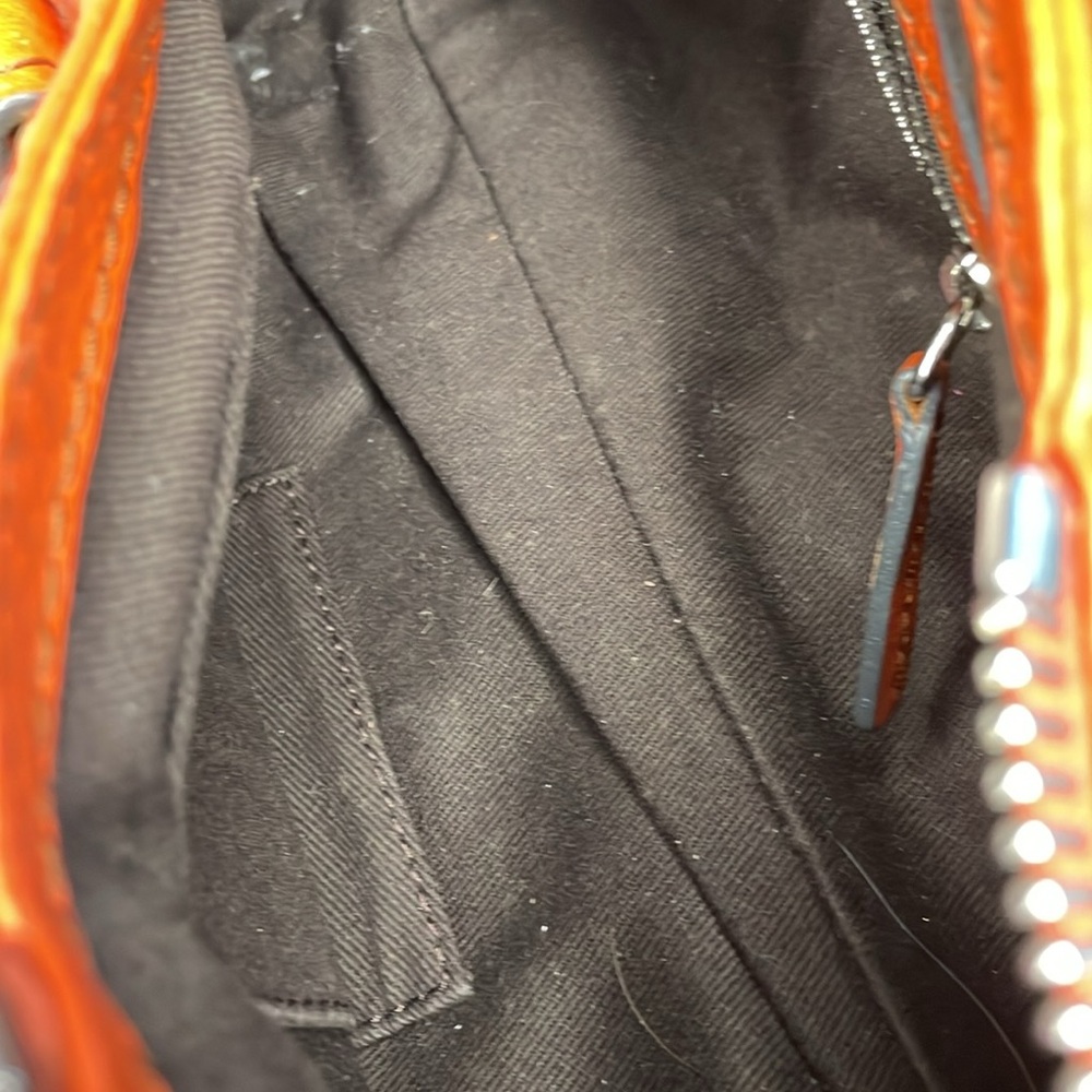 Chloe Orange Leather Satchel - Picture 9 of 12